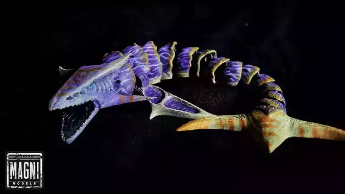  Articulated Boneshark - Subnautica