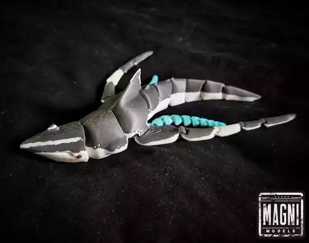  Articulated Squid Shark - Subnautica