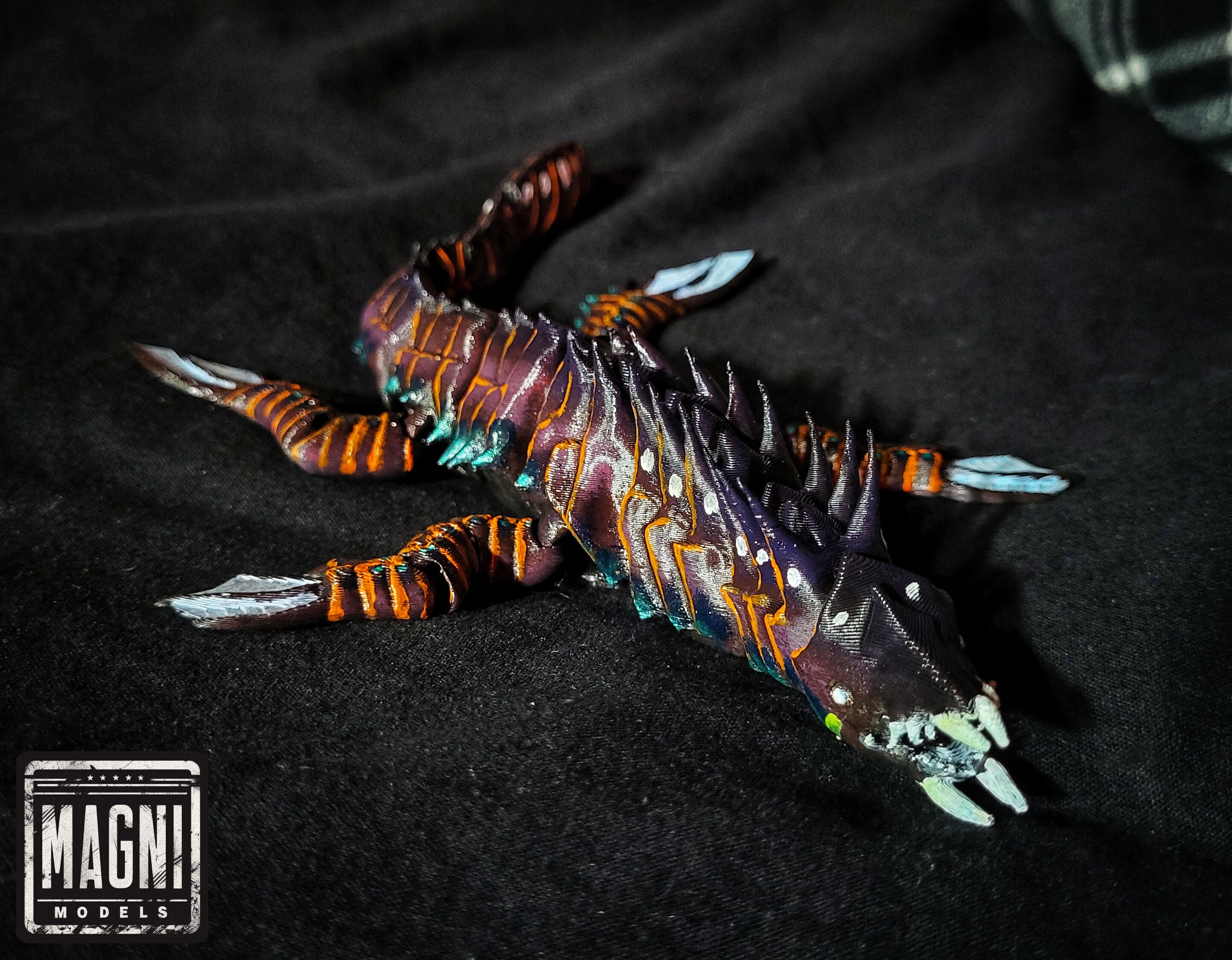 Articulated Cryptosuchus - Subnautica 3D model 3D printable | CGTrader