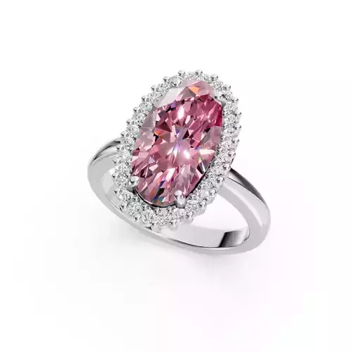 Purple Diamond Ring