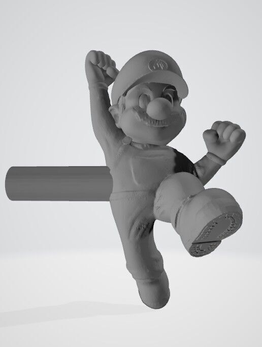 NINTENDO SWITCH SUPER MARIO DIORAMA CUTTED 3D print model_12