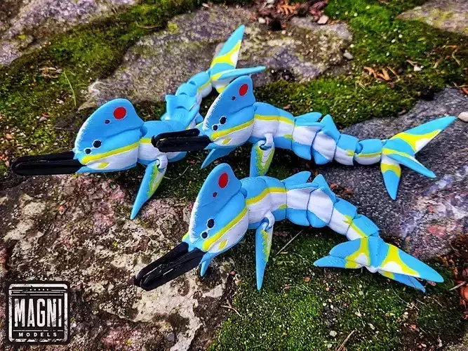  Articulated Crested Reaper - Subnautica