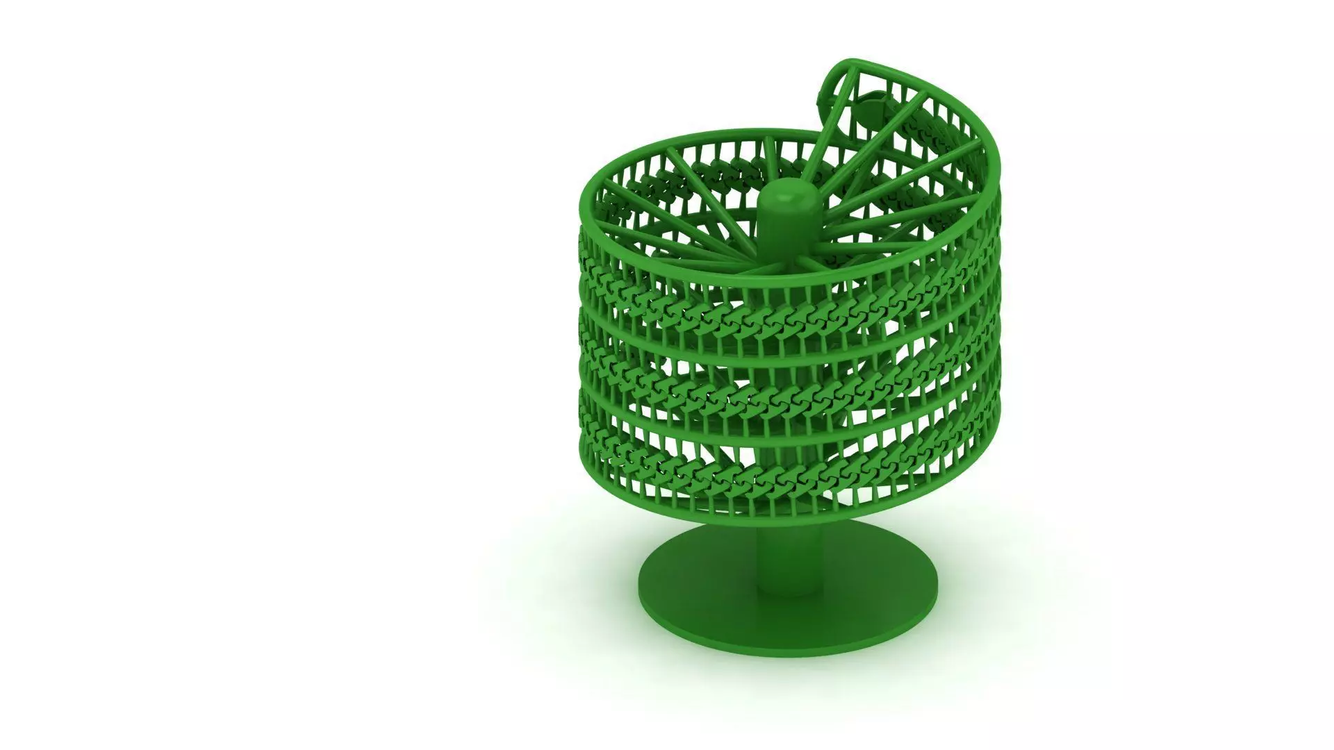 8MM MIAMI CUBAN FULL TREE FOR CHAIN OR NECKLACE 3D print model_0