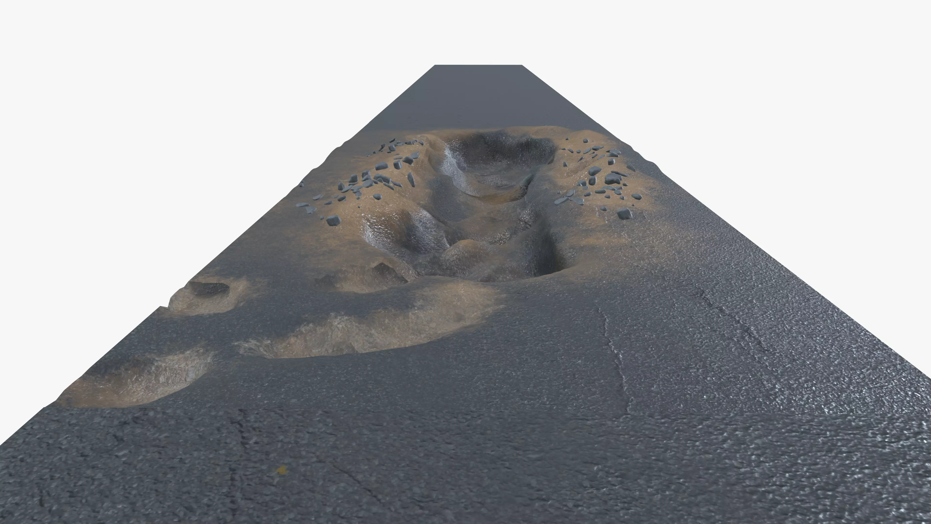 Construction Road 3D model_0