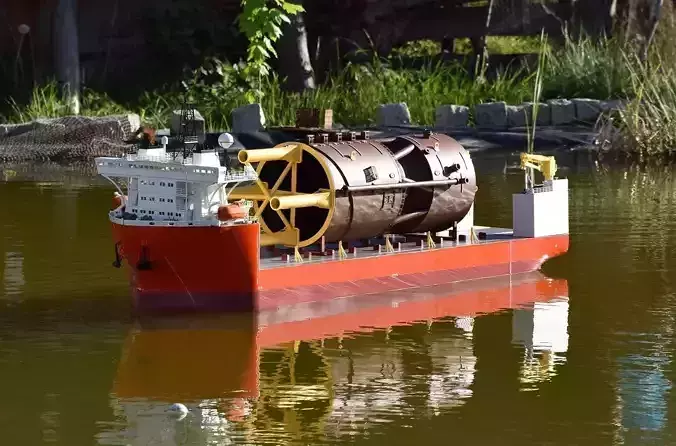 HEAVY LOAD CARRIER IN 1 75 SCALE SHIP MODEL SHIP BOAT 3D print model