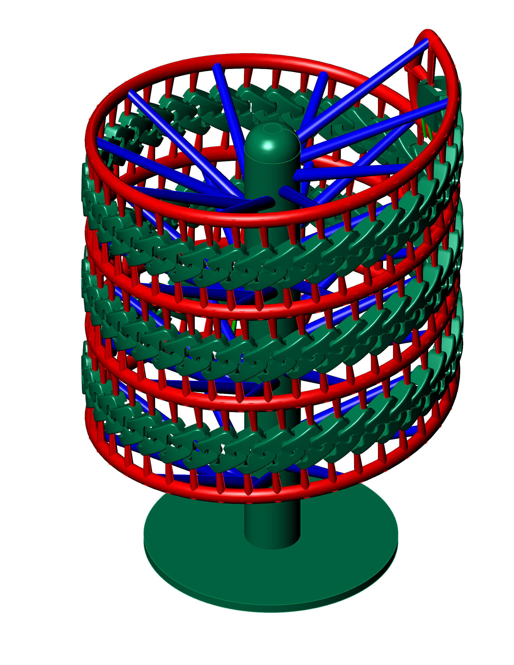 9MM MIAMI CUBAN FULL TREE FOR CHAIN OR NECKLACE  3D print model_3