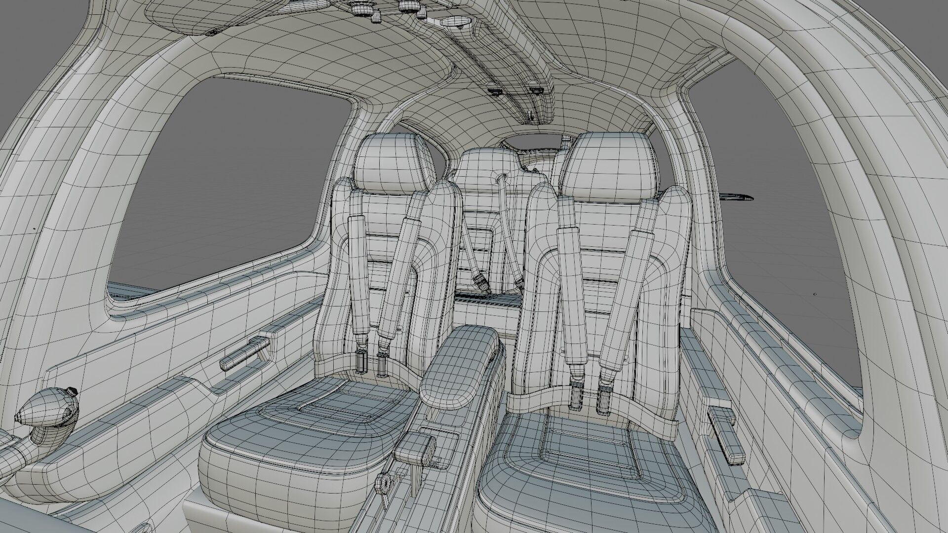 Cirrus SR22T  with interior 3D model_40