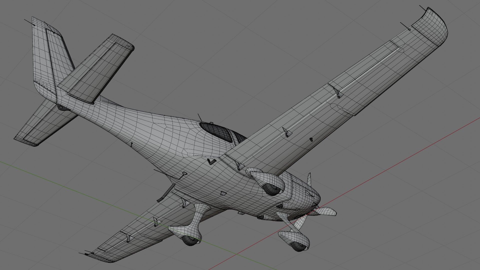Cirrus SR22T  with interior 3D model_38