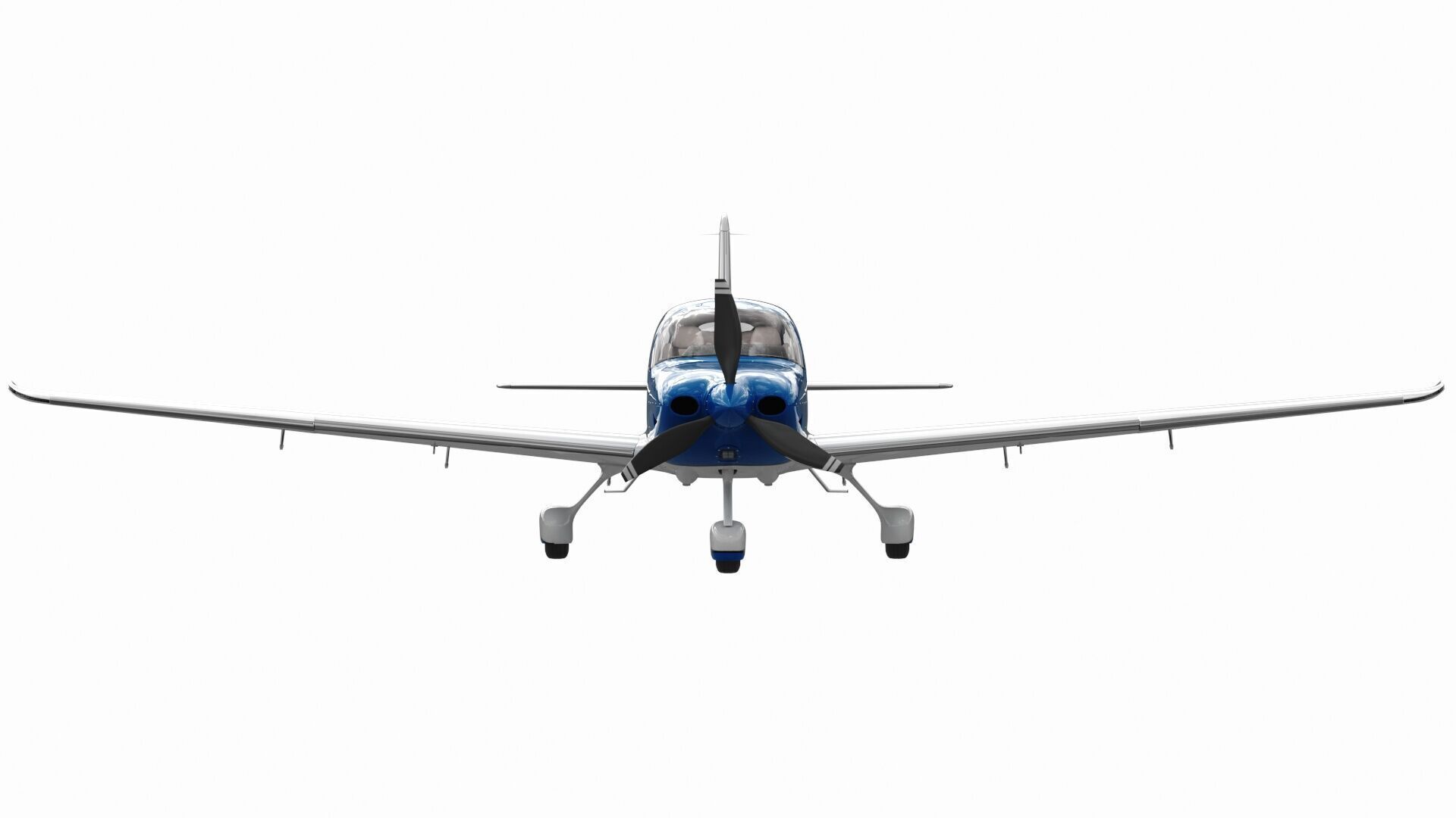 Cirrus SR22T  with interior 3D model_6