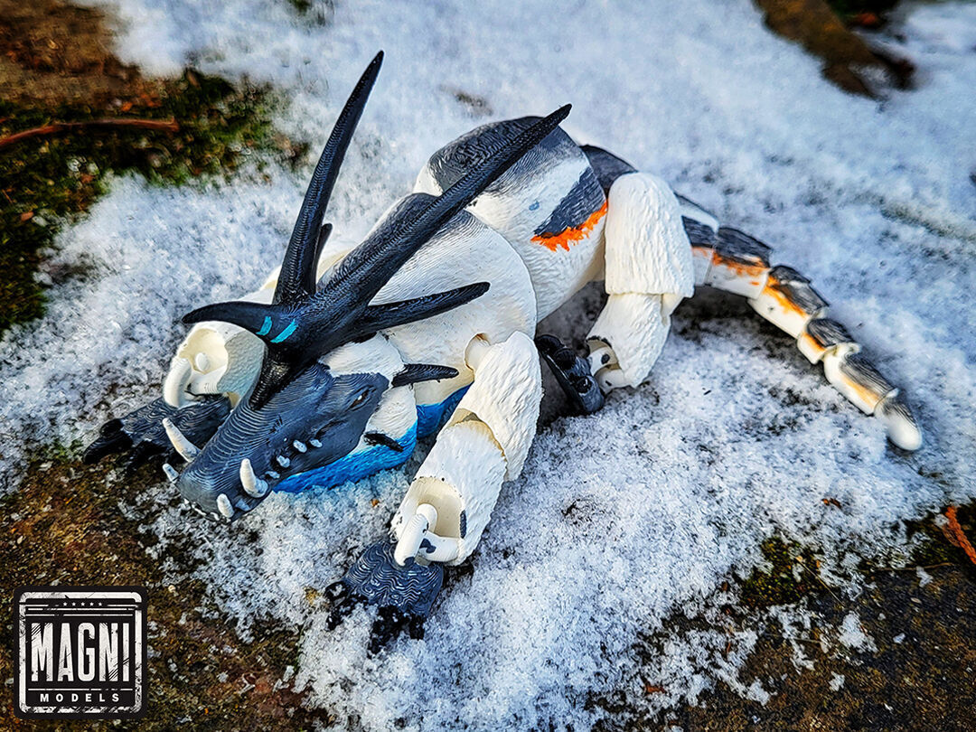 Articulated Snowstalker A - Subnautica 3D print model_2