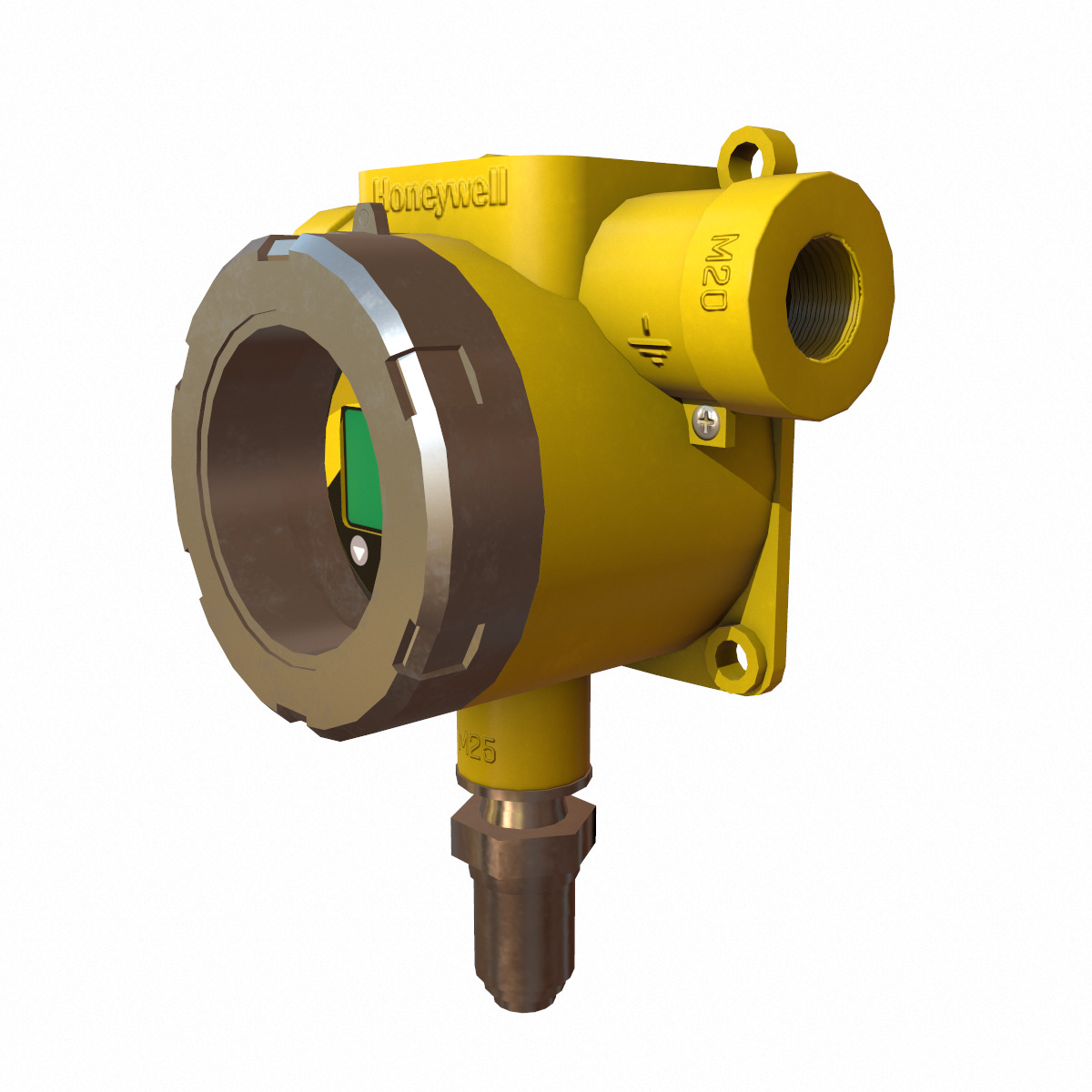 Honeywell Sensepoint XCD RTD Low Poly Low-poly 3D model_3