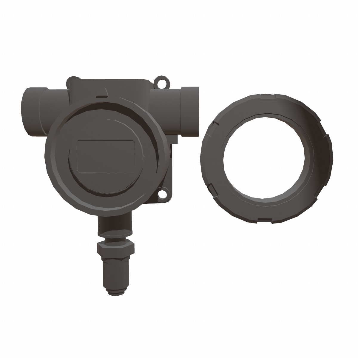 Honeywell Sensepoint XCD RTD Low Poly Low-poly 3D model_43