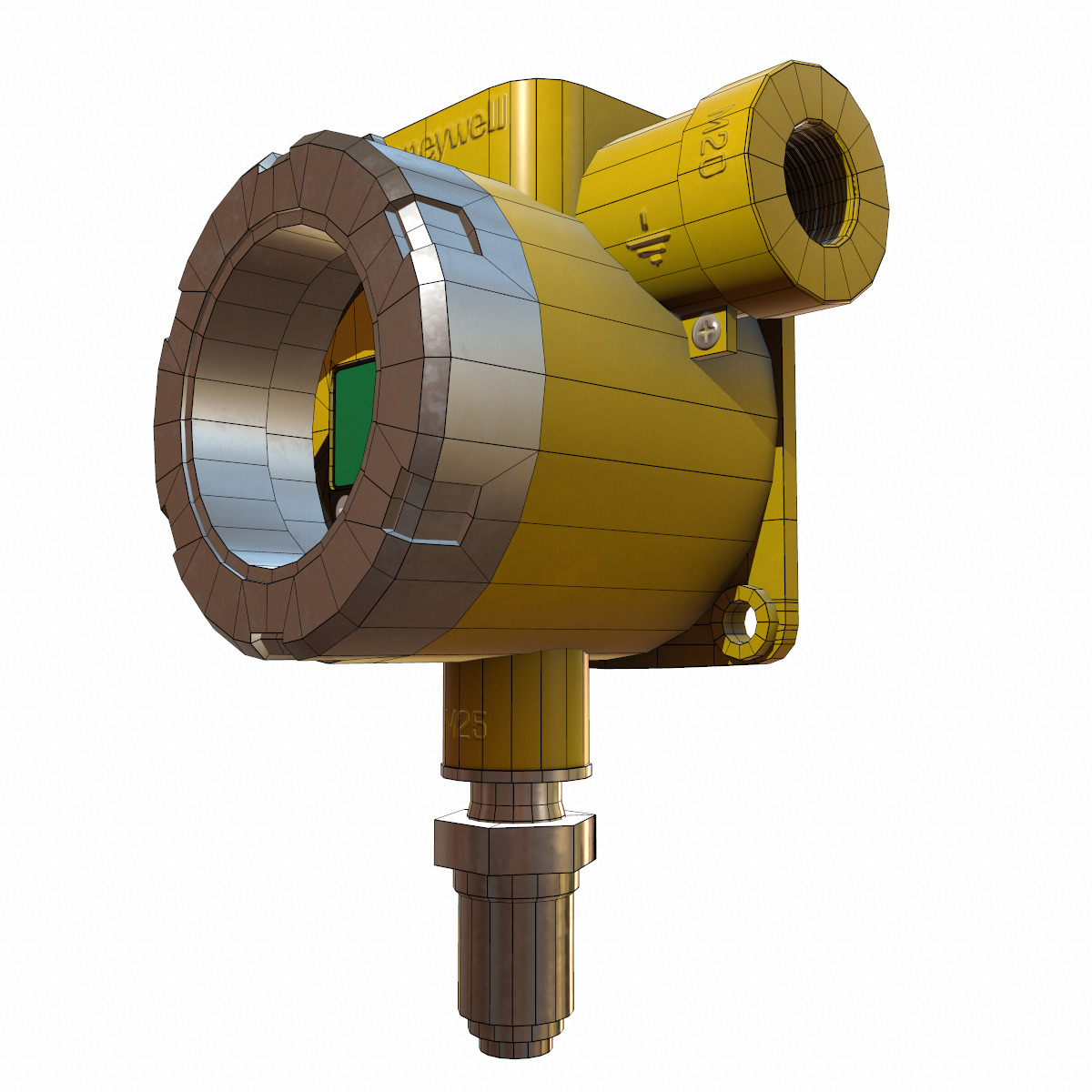 Honeywell Sensepoint XCD RTD Low Poly Low-poly 3D model_32