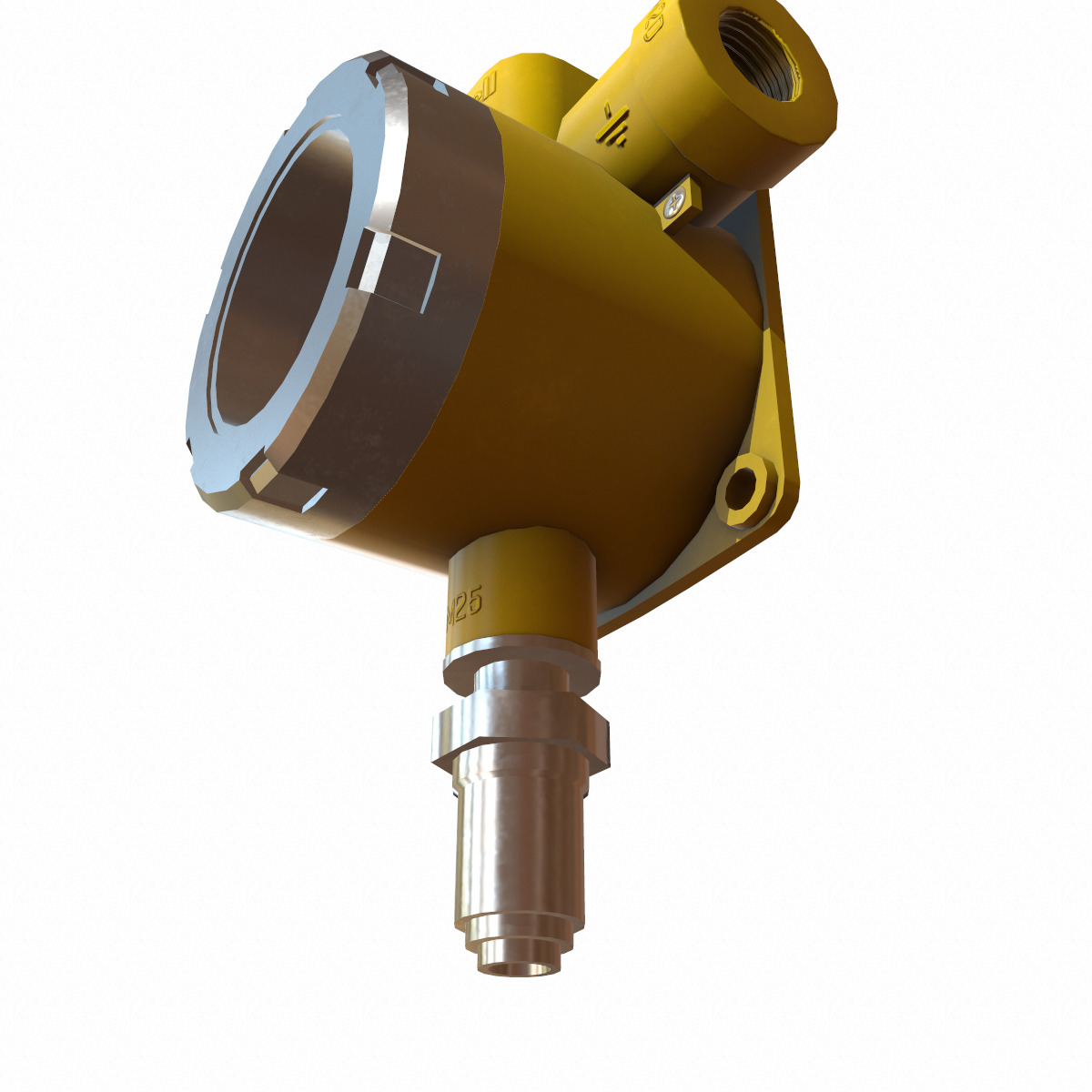 Honeywell Sensepoint XCD RTD Low Poly Low-poly 3D model_6