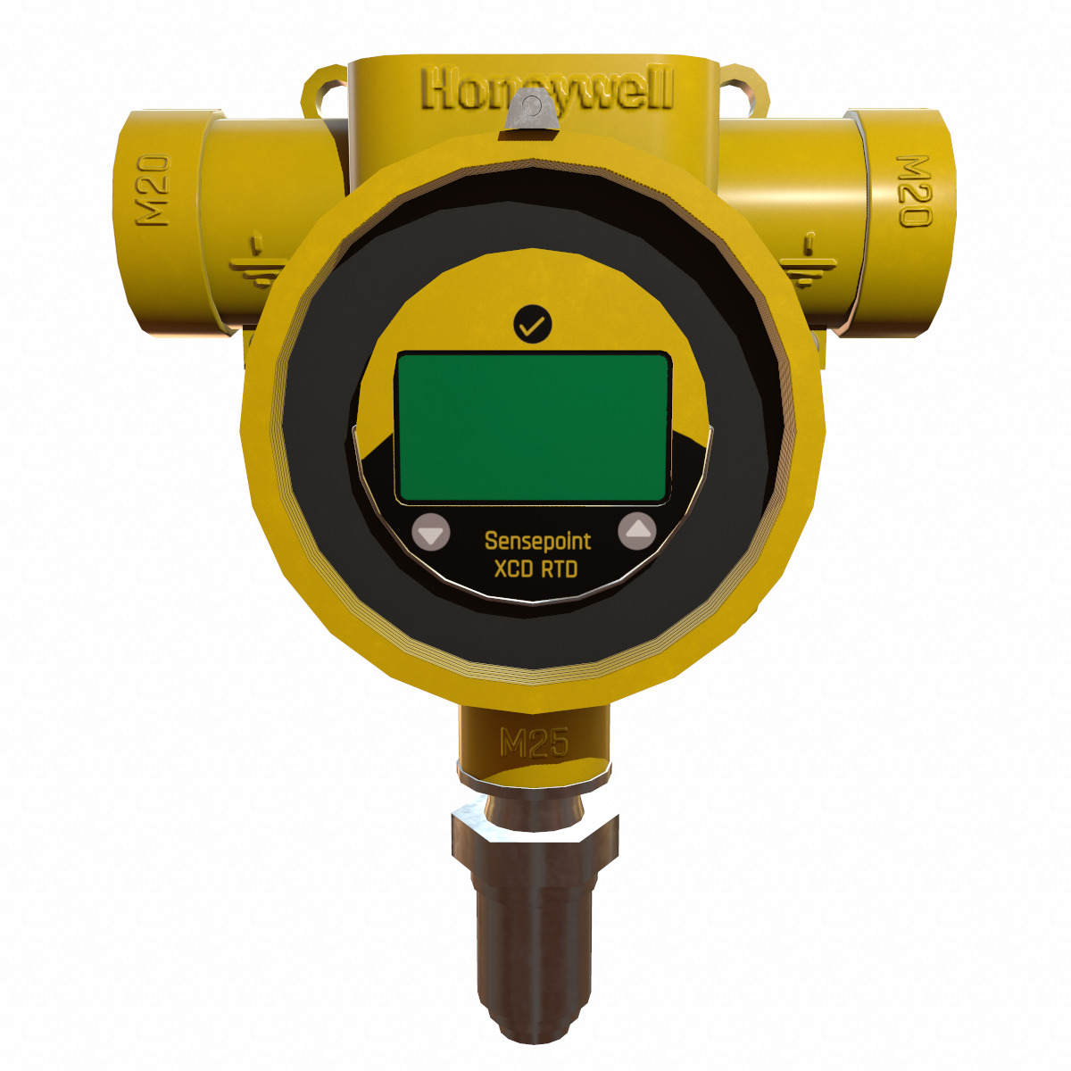Honeywell Sensepoint XCD RTD Low Poly Low-poly 3D model_21