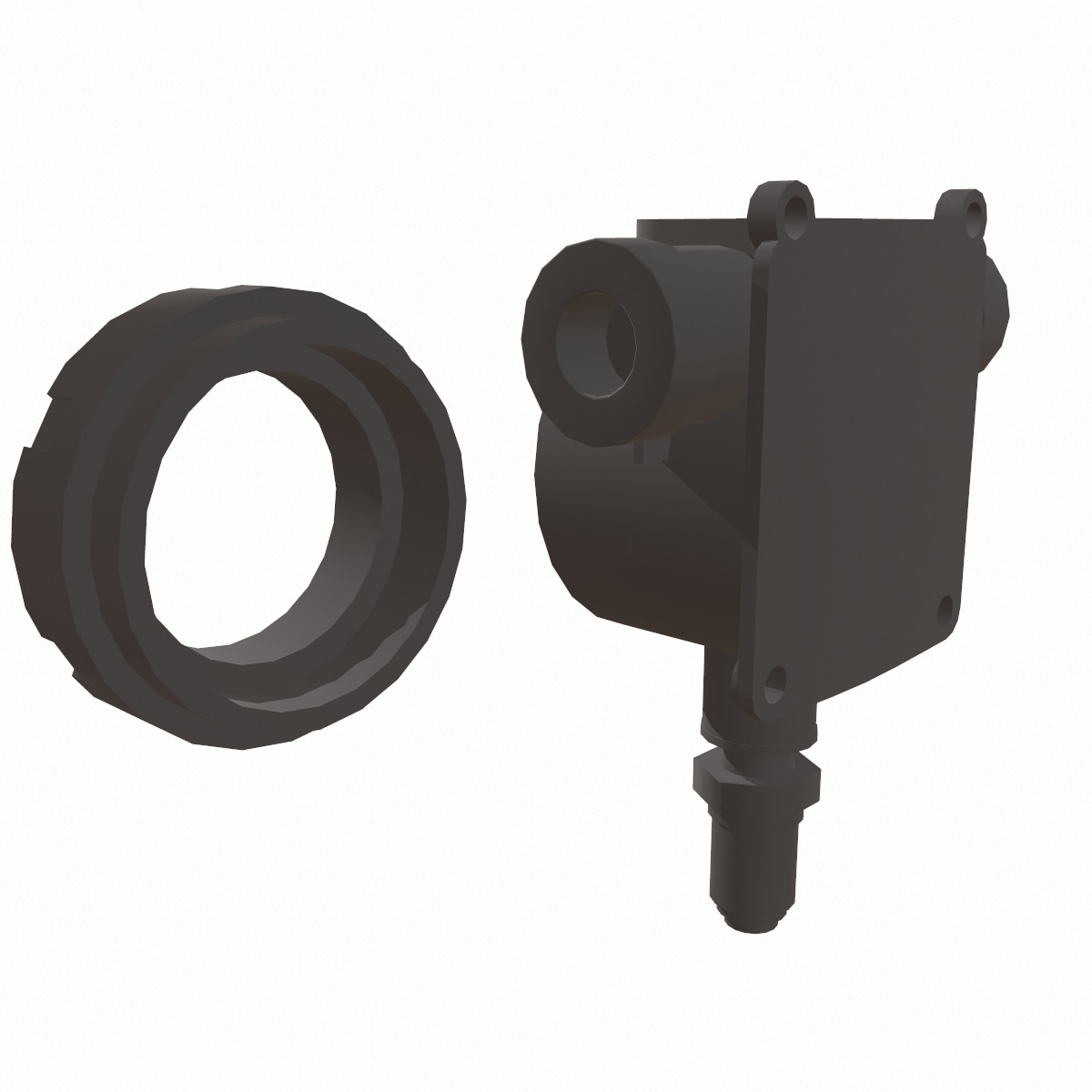 Honeywell Sensepoint XCD RTD Low Poly Low-poly 3D model_46