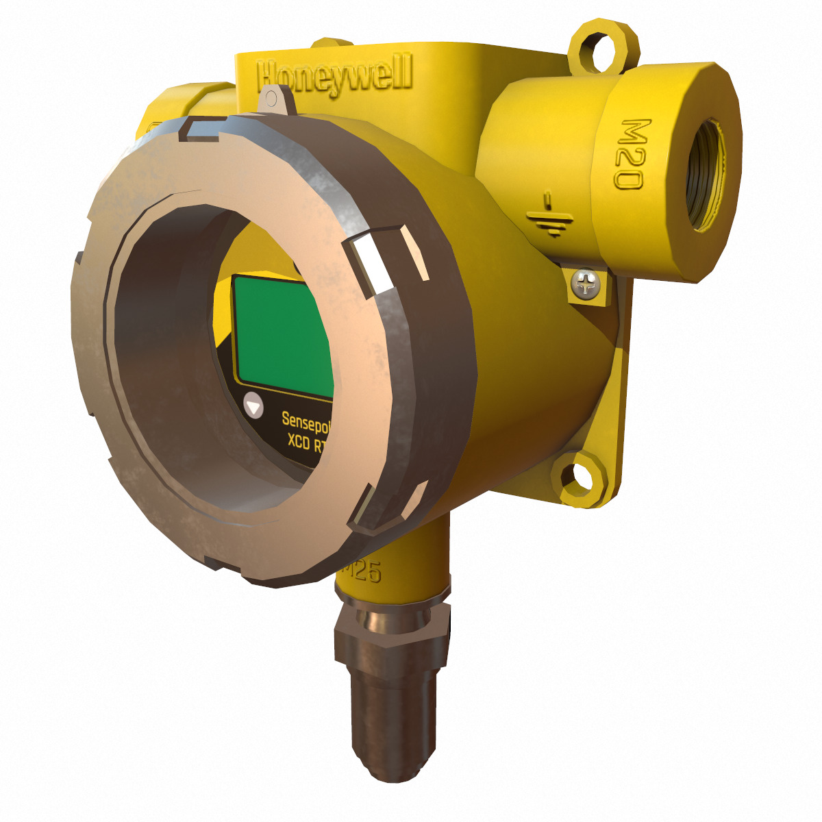 Honeywell Sensepoint XCD RTD Low Poly Low-poly 3D model_13