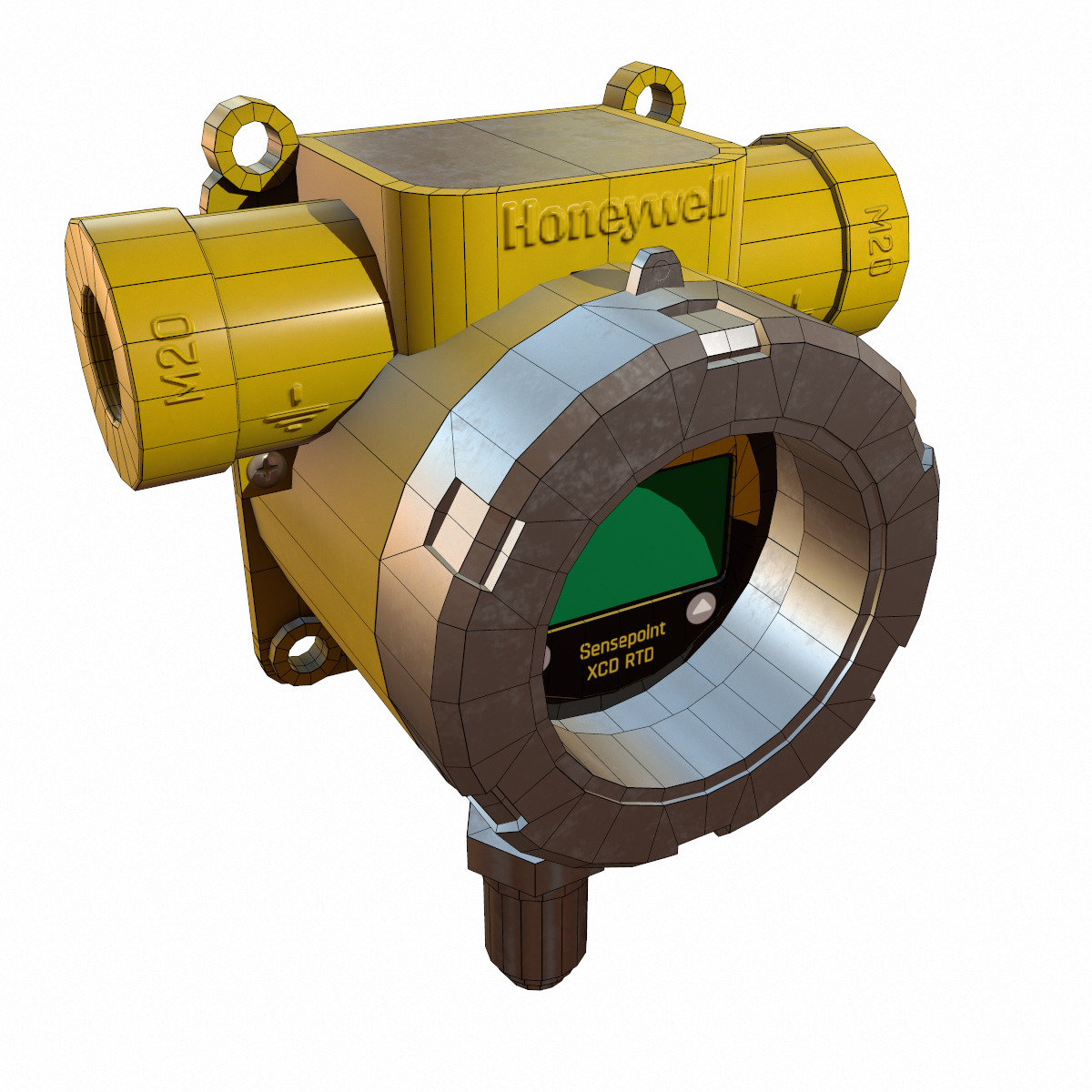 Honeywell Sensepoint XCD RTD Low Poly Low-poly 3D model_31
