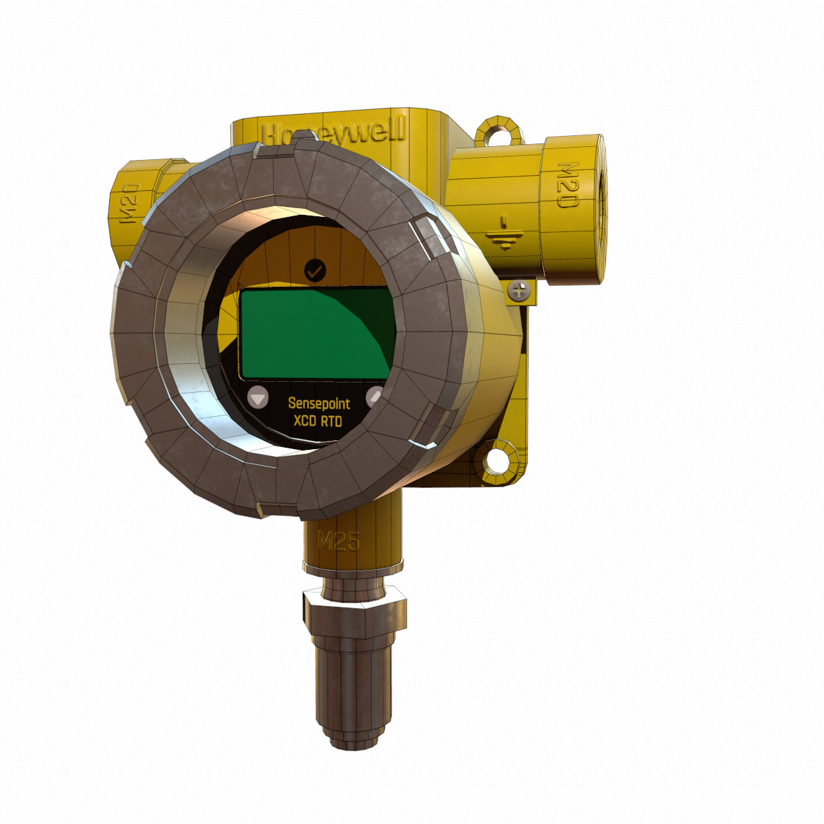 Honeywell Sensepoint XCD RTD Low Poly Low-poly 3D model_30
