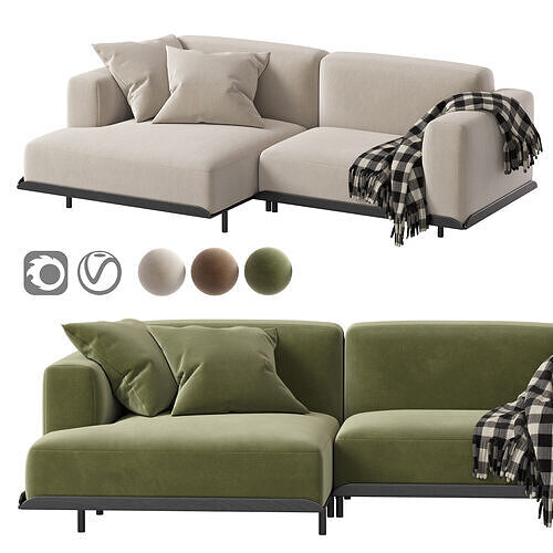 Arflex Claudine L Sofa 3D model