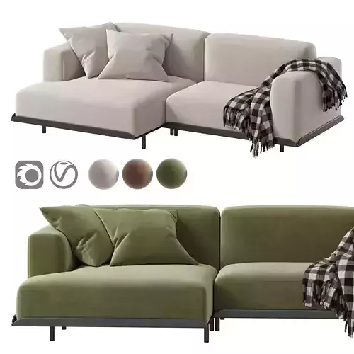 Arflex Claudine L Sofa 3D model