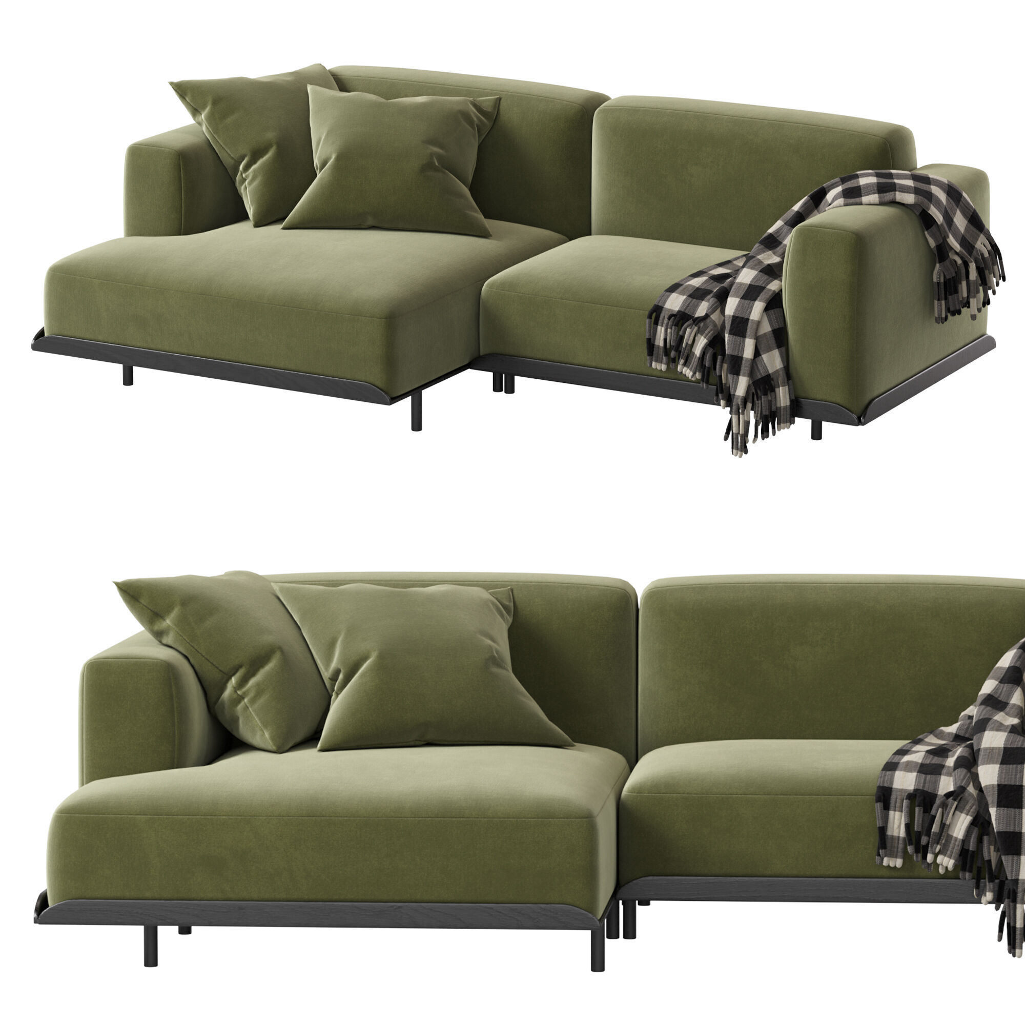 Arflex Claudine L Sofa 3D model_3