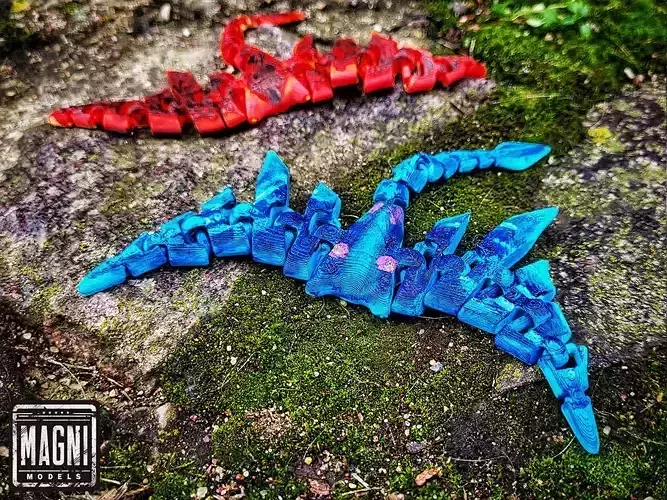  Articulated Ghostray Crimson Ray - Subnautica