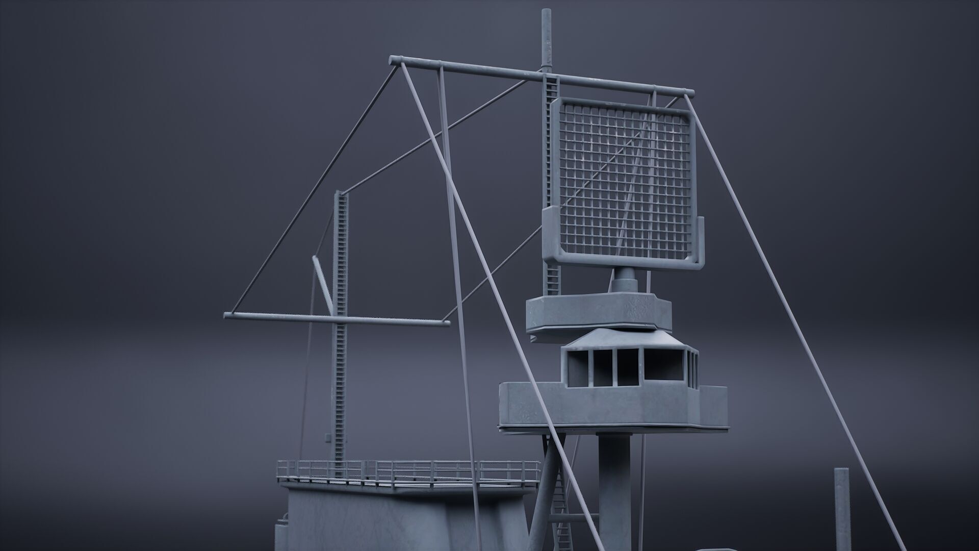 Aircraft Carrier - USS Yorktown CV-5 3D model_13