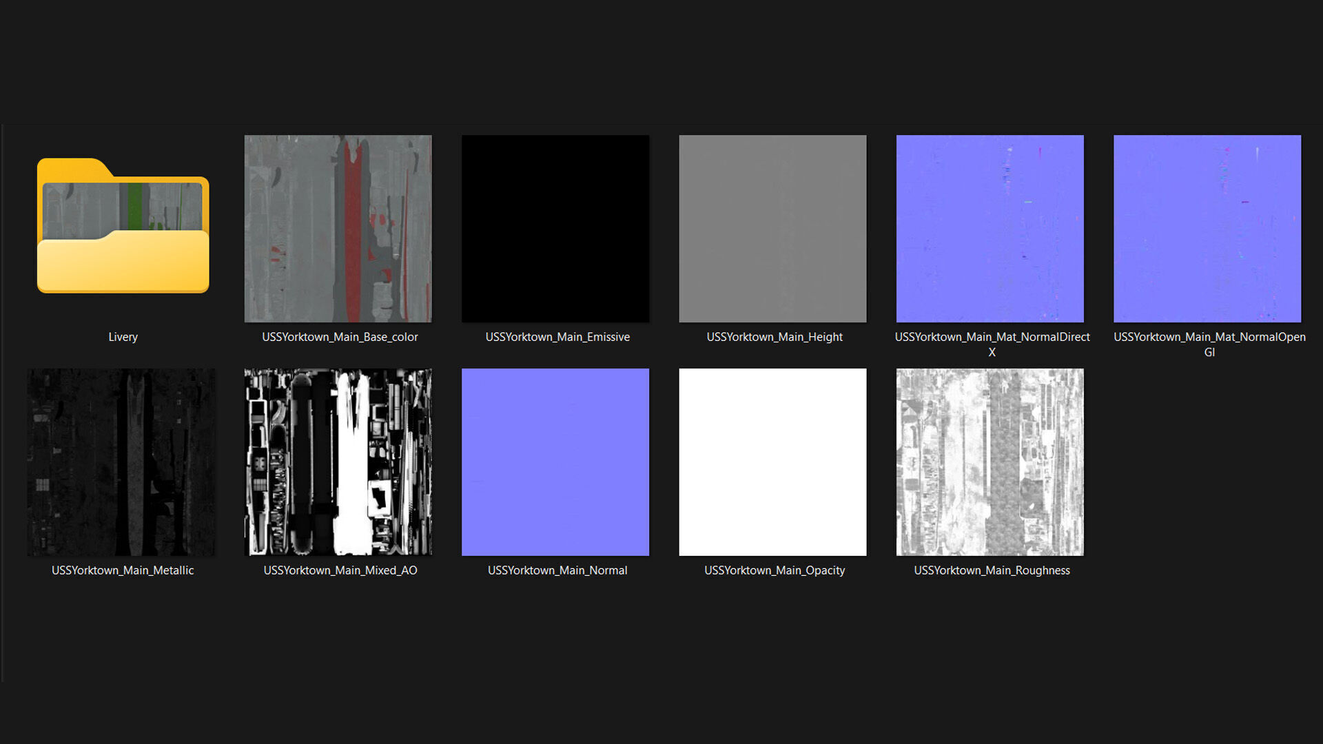 Aircraft Carrier - USS Yorktown CV-5 3D model_26