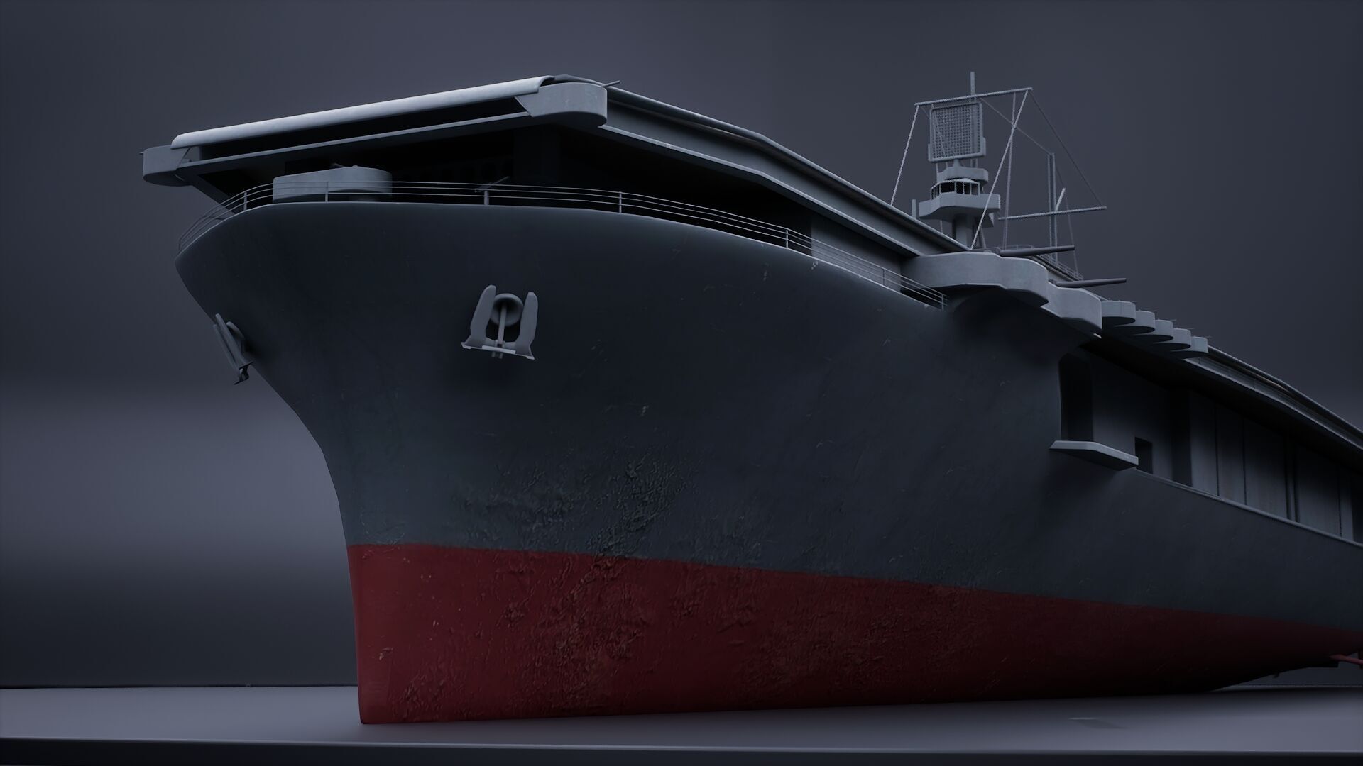 Aircraft Carrier - USS Yorktown CV-5 3D model_16