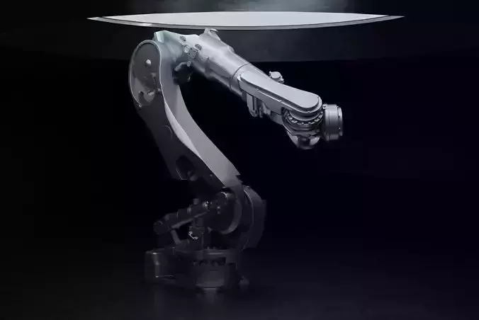High-Quality Westworld Inspired Robotic Arm 3D model