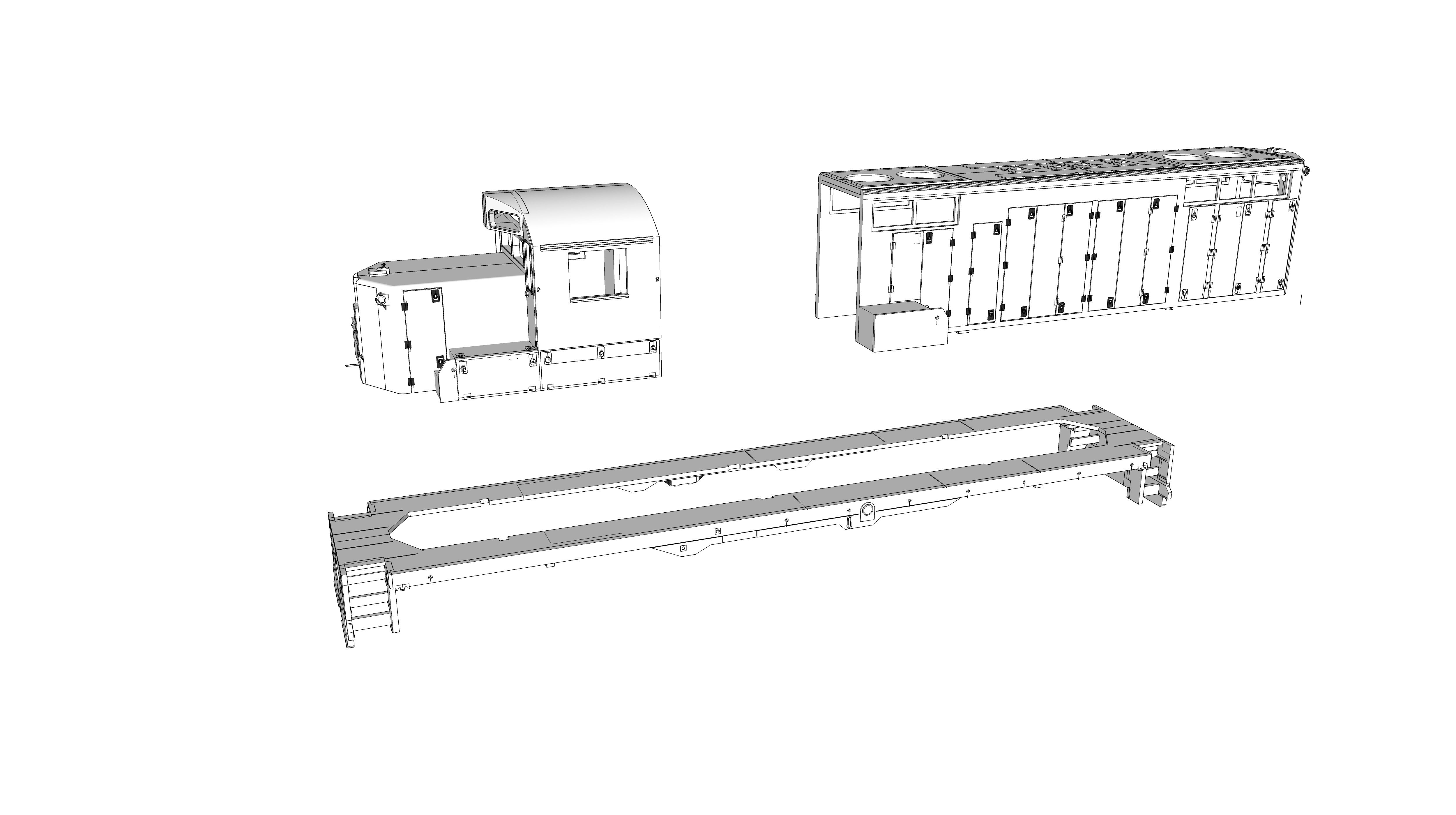 Paducah Geeps GP-8 GP-10 O 1-48 3D print model_7