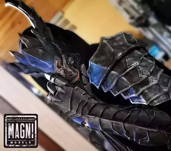  Servants Armor Gauntlets and Shoulder Pads - Lord of the Rings 3D print model