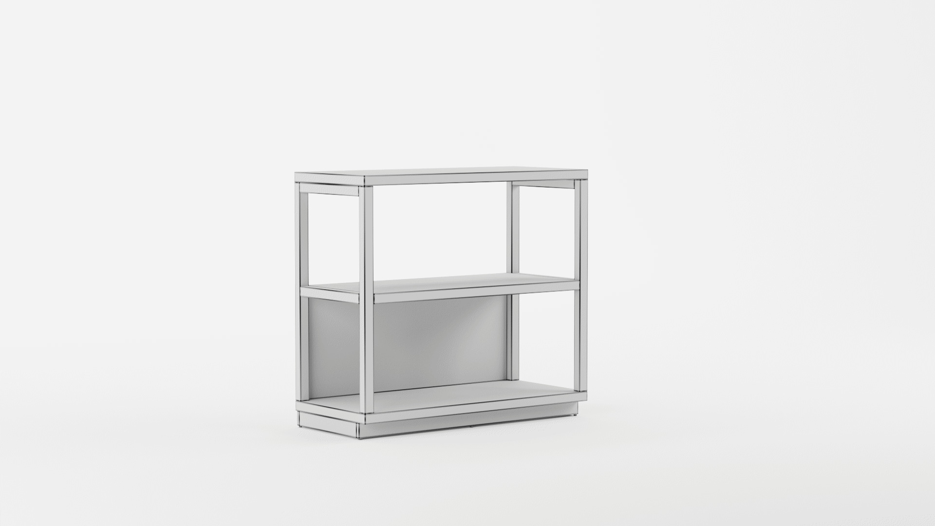 Lenzy Standard Bookcase 3D model_10