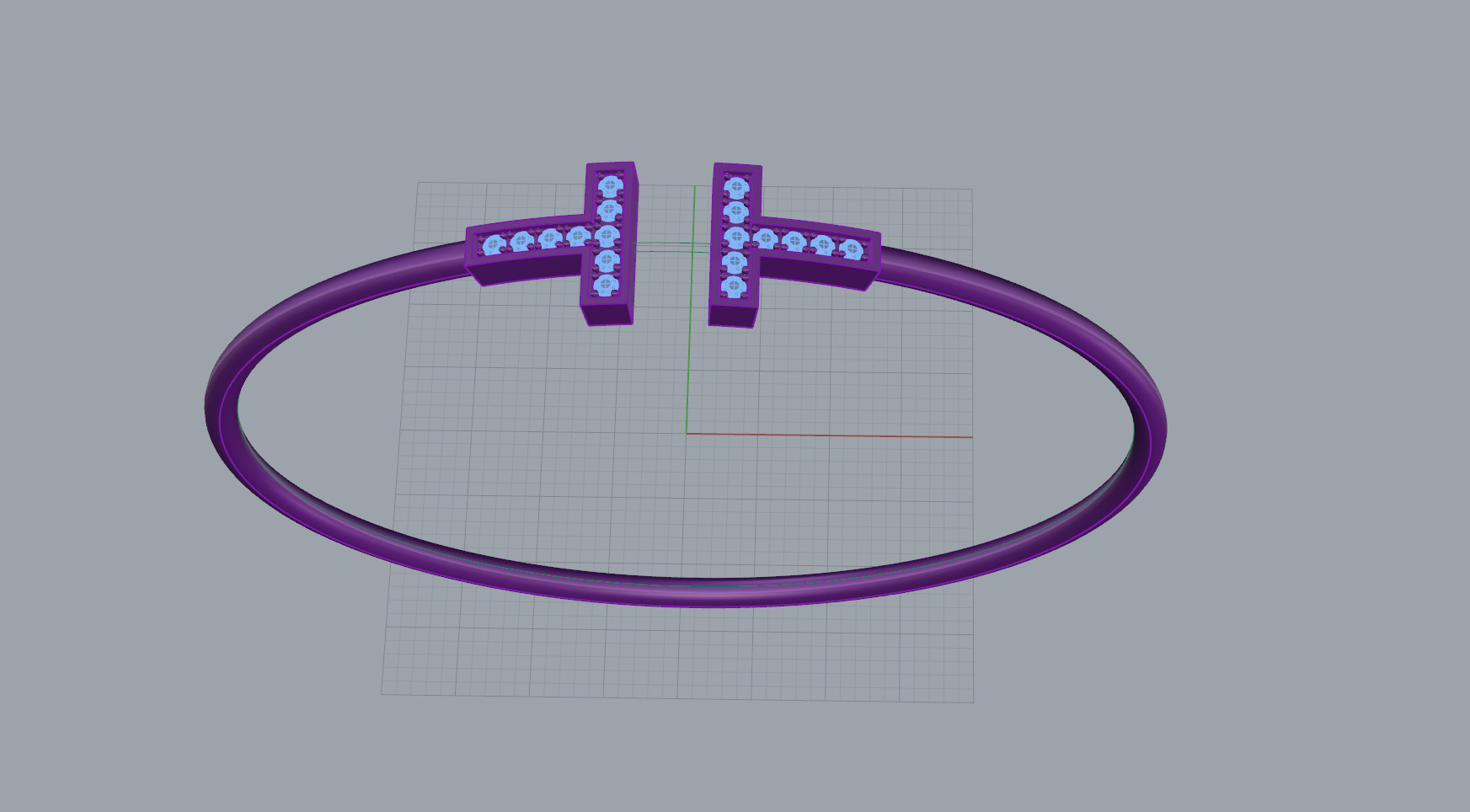 Bracelet 61292 3D print model_3