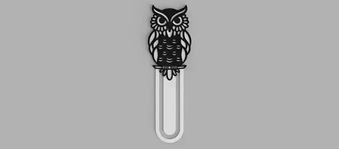 Owl on branch Bookmark