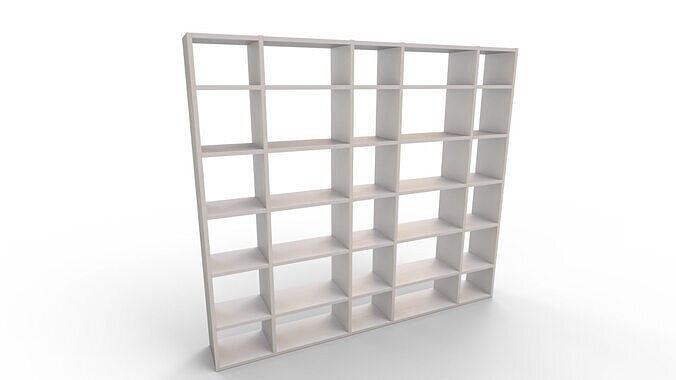 Aracelly Geometric Bookcase 3D model 3