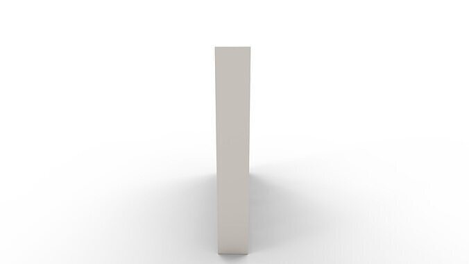 Aracelly Geometric Bookcase 3D model 4