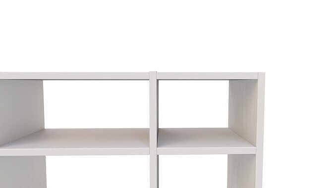Aracelly Geometric Bookcase 3D model 7