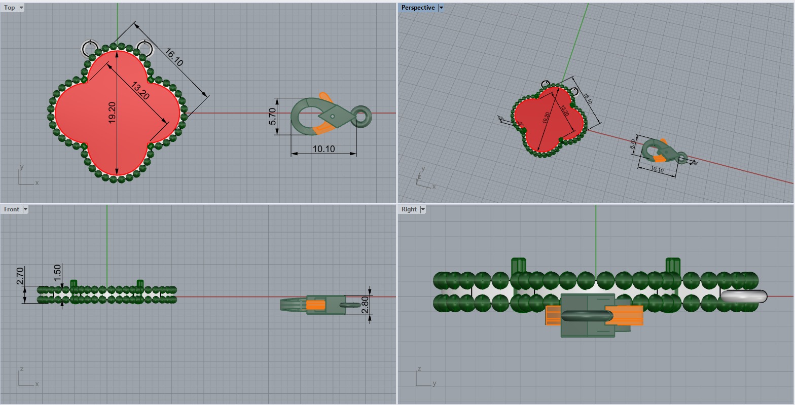 Pendant 60835 3D print model_3