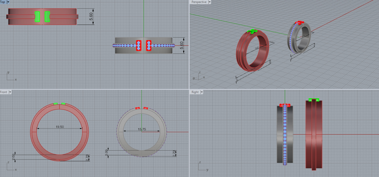 Rings 60672  3D print model_5