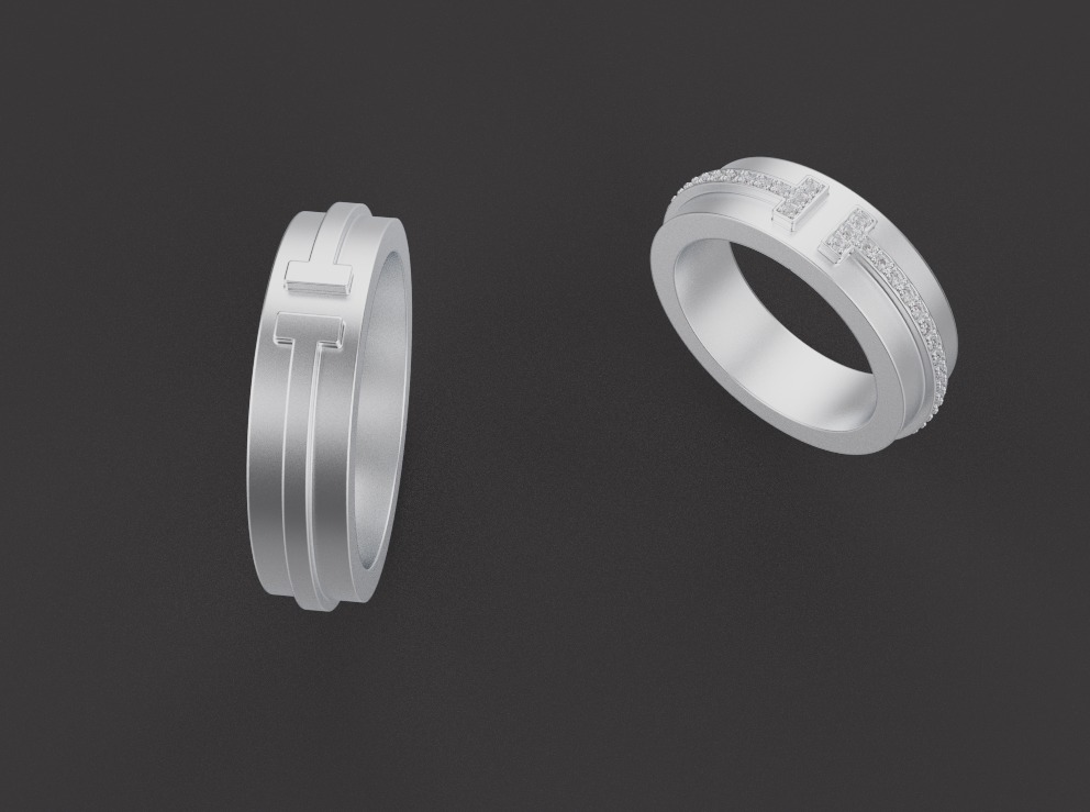 Rings 60672  3D print model_1
