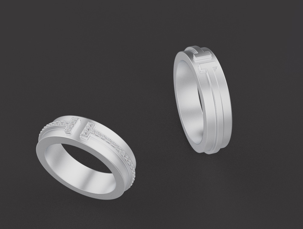 Rings 60672  3D print model_2