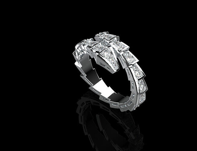 Serpent Ring 60475 3D print model