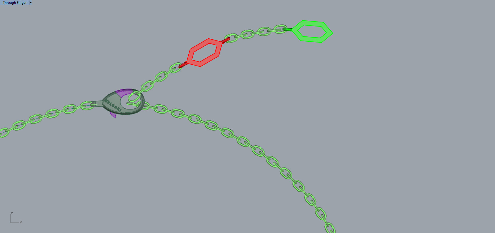 Snake Pendant 60327 3D print model_8