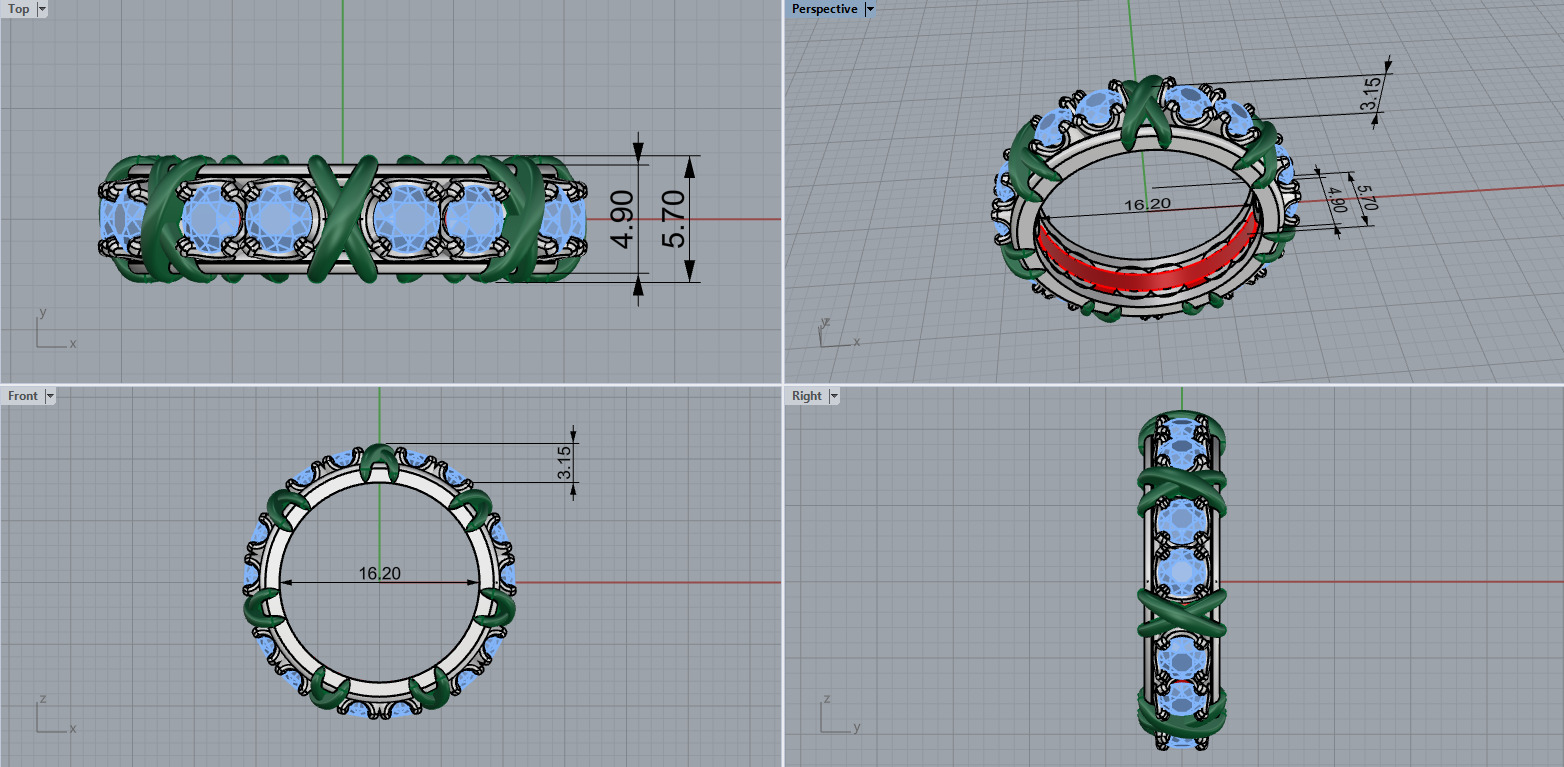 Ring 53627 3D print model_6