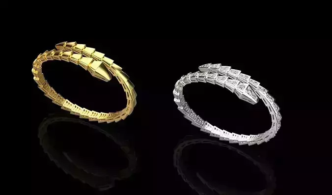 Serpent Bracelets 53274 3D print model