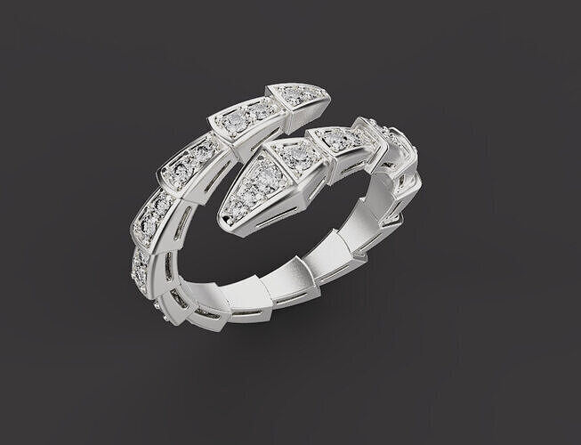 Serpent Ring 53259 3D print model