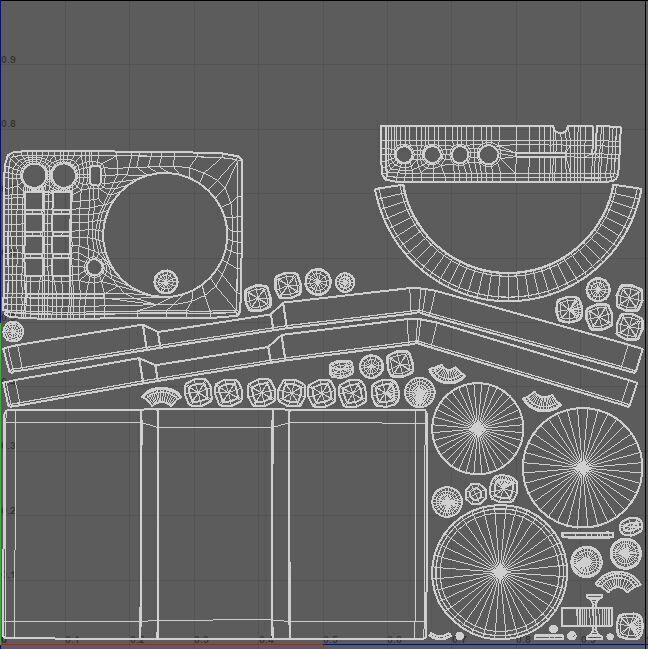 DJ Mixer 200  Low-poly 3D model_12