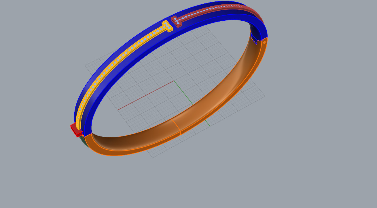 Bracelet 52574 3D print model_5